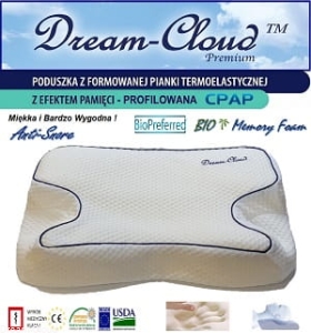 Poduszka Profilowana Dream-Cloud Premium Bio CPAP