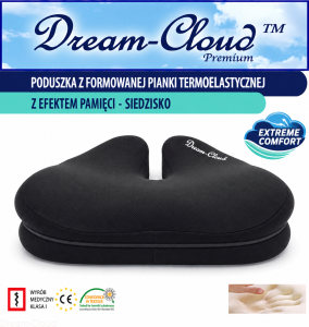 Poduszka Ortopedyczna Dream-Cloud Premium Extreme Comfort do Siedzenia 46x40x10.5cm